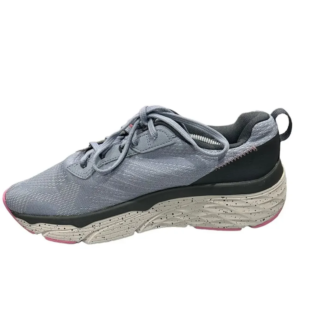 SKECHERS tennis shoes size 8 goga mat lace‎ ups  blue pink gray - Picture 5 of 9